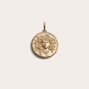 AWE Inspired Medusa Coin Pendant